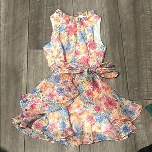 GB Girls Multicolor Floral Dress